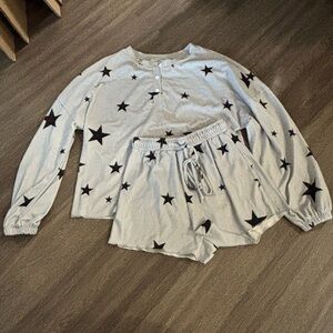 Women’s Star Print Pajama Set